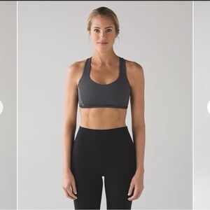 Lululemon Athletica Charcoal Sports Bra